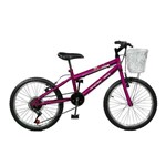 Ficha técnica e caractérísticas do produto Bicicleta Aro 20 Master Bike Serena Plus 7 Marchas Violeta