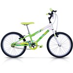 Bicicleta Aro 20 Max Steel Houston - PL16J Branco/Verde