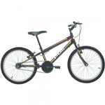 Ficha técnica e caractérísticas do produto Bicicleta Aro 20 Monomarcha Masculina Preto 7130 Polimet