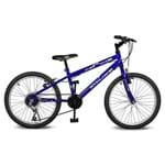 Ficha técnica e caractérísticas do produto Bicicleta Aro 20 Move 7V Azul Kyklos