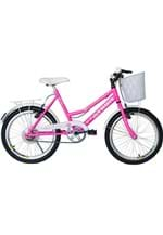 Ficha técnica e caractérísticas do produto Bicicleta Aro 20 Nature Rosa com Cestão Athor Bikes