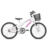 Ficha técnica e caractérísticas do produto Bicicleta Aro 20 Next com Cesta Mormaii Infantil