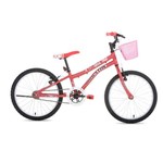 Ficha técnica e caractérísticas do produto Bicicleta Aro 20 - Nina - Rosa Fosco - Houston