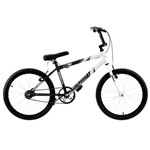 Bicicleta Aro 20 Preta e Branca Aço Carbono Bicolor Ultra Bikes