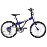 Ficha técnica e caractérísticas do produto Bicicleta Aro 20 Prince T20 6M0708286 C/ 6 Velocidades - Azul