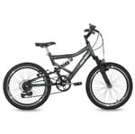 Bicicleta Aro 20 Q14 Full Suspensão 6V Big Rider Mormaii