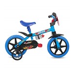 Ficha técnica e caractérísticas do produto Bicicleta Aro 12 Infantil Kids Azul Mormaii