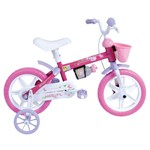 Ficha técnica e caractérísticas do produto Bicicleta Aro 12 Tina Mini Rosa - Houston