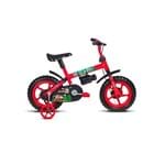 Ficha técnica e caractérísticas do produto Bicicleta Aro 12 Vermelha e Preta - 10444 - Verden Bikes