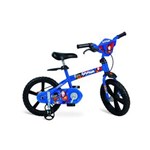 Ficha técnica e caractérísticas do produto Bicicleta 14 Super Homem Bandeirante - Azul