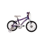 Ficha técnica e caractérísticas do produto Bicicleta Aro 16 Alumínio Angel Feminina Violeta Athor Bike