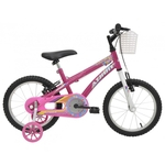 Ficha técnica e caractérísticas do produto Bicicleta Aro 16 Baby Girl Rosa - Athor