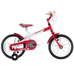 Ficha técnica e caractérísticas do produto Bicicleta Aro 16 Caloi Hello Kitty - Vermelha/Branca