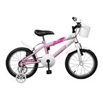 Ficha técnica e caractérísticas do produto Bicicleta Aro 16 F Free Girl Rosa com Branco Master Bike