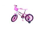 Ficha técnica e caractérísticas do produto Bicicleta Aro 16 F.Milla Pink/Branco C/Ac Rosa Dalannio Bike
