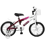 Ficha técnica e caractérísticas do produto Bicicleta Aro 16 Free Girl - Master Bike - Violeta com Branco