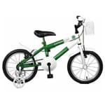 Ficha técnica e caractérísticas do produto Bicicleta Aro 16 Goiás Esmeralda Verde e Branco