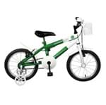 Ficha técnica e caractérísticas do produto Bicicleta Aro 16 Infantil Esmeralda Goias Verde e Branca Master Bike