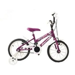 Ficha técnica e caractérísticas do produto Bicicleta Aro 16 Infantil Feminina C/Inmetro Violeta