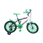 Ficha técnica e caractérísticas do produto Bicicleta Aro 16 Kids Masculina Verde