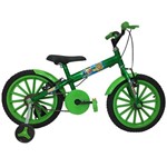 Ficha técnica e caractérísticas do produto Bicicleta Aro 16 Lion Kids Verde VIP Bikes Masculina