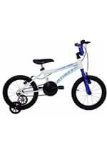 Ficha técnica e caractérísticas do produto Bicicleta Aro 16 M. Top Atx Branca e Azul Athor Bike