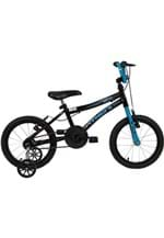 Ficha técnica e caractérísticas do produto Bicicleta Aro 16 M. Top Atx Preta e Azul Athor Bike