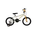 Ficha técnica e caractérísticas do produto Bicicleta Aro 16 Masculina Atx Branca/amarela - Branca/amarela - Athor