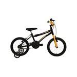 Ficha técnica e caractérísticas do produto Bicicleta Aro 16 Masculina Atx Preta/amarela - Preta/amarela - Athor