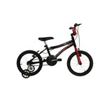 Ficha técnica e caractérísticas do produto Bicicleta Aro 16 Masculina Atx Preta/vermelho - Preta/vermelho - Athor
