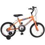 Ficha técnica e caractérísticas do produto Bicicleta Aro 16 Masculina Laranja