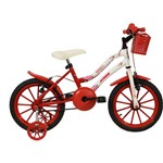 Bicicleta Aro 16" Baby Lux Vermelha Athor