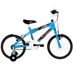 Ficha técnica e caractérísticas do produto Bicicleta Aro 16 Top Lip Azul - Mormaii