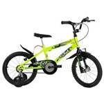 Ficha técnica e caractérísticas do produto Bicicleta Aro 16 Track Boy com Capacete. - Amarelo