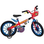 Ficha técnica e caractérísticas do produto Bicicleta Aro 16" Vermelha Mulher Maravilha Lj Bandeirante - Tamanho Único