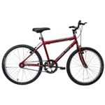 Ficha técnica e caractérísticas do produto Bicicleta Aro 24 Freios V-Break Quadro AÃ§o Thunder Free Vermelho - Mega Bike - Vermelho - Dafiti