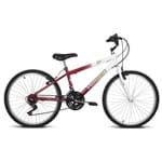 Ficha técnica e caractérísticas do produto Bicicleta ARO 24 - Live - Vermelho e Branco - Verden Bikes