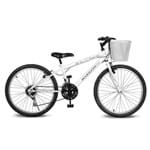 Ficha técnica e caractérísticas do produto Bicicleta Aro 24 Magie 21v Branca Kyklos