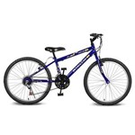 Ficha técnica e caractérísticas do produto Bicicleta Aro 24 Move 21v Azul Kyklos - Azul Royal