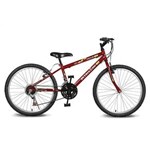 Ficha técnica e caractérísticas do produto Bicicleta Aro 24 Move 21v Vermelho Kyklos - Vermelho