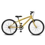 Ficha técnica e caractérísticas do produto Bicicleta Aro 24 Move Sem Marchas Amarelo Kyklos