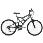 Ficha técnica e caractérísticas do produto Bicicleta Aro 24 Q17 Full Suspensão 21V Big Rider Mormaii - Grafite