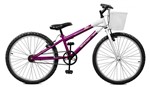 Ficha técnica e caractérísticas do produto Bicicleta Aro 24 Serena Violeta/branco Masterbike - Master Bike