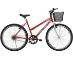 Ficha técnica e caractérísticas do produto Bicicleta Aro 26 Athor Sem Marcha Model Vermelha