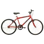 Ficha técnica e caractérísticas do produto Bicicleta Aro 26 Freios V-Break Quadro AÃ§o Thunder Free Vermelho - Mega Bike - Vermelho - Dafiti