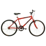 Ficha técnica e caractérísticas do produto Bicicleta Aro 26 Freios V-Break Quadro Aço Thunder Free Vermelho - Mega Bike