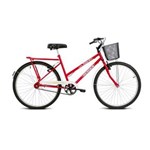 Ficha técnica e caractérísticas do produto Bicicleta Aro 26 Jolie Vermelho e Branco Verden Bikes