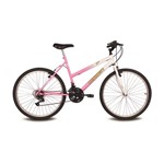 Ficha técnica e caractérísticas do produto Bicicleta Aro 26 Live Branco e Rosa Verden Bikes