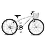 Ficha técnica e caractérísticas do produto Bicicleta Aro 26 Magie Sem Marchas Branca Kyklos