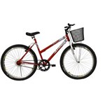 Ficha técnica e caractérísticas do produto Bicicleta Aro 26" Sem Macha Model Athor - Branco